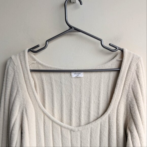 Aritzia Wilfred Hush Knit Hush Knit Long Sleeve Top Blouse - Picture 2 of 8